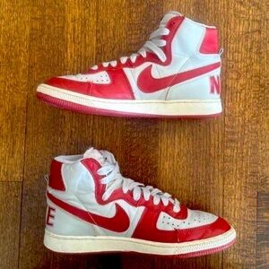 Nike Terminator High Vintage Red Brick House Sail 2008 size 9.5 Men